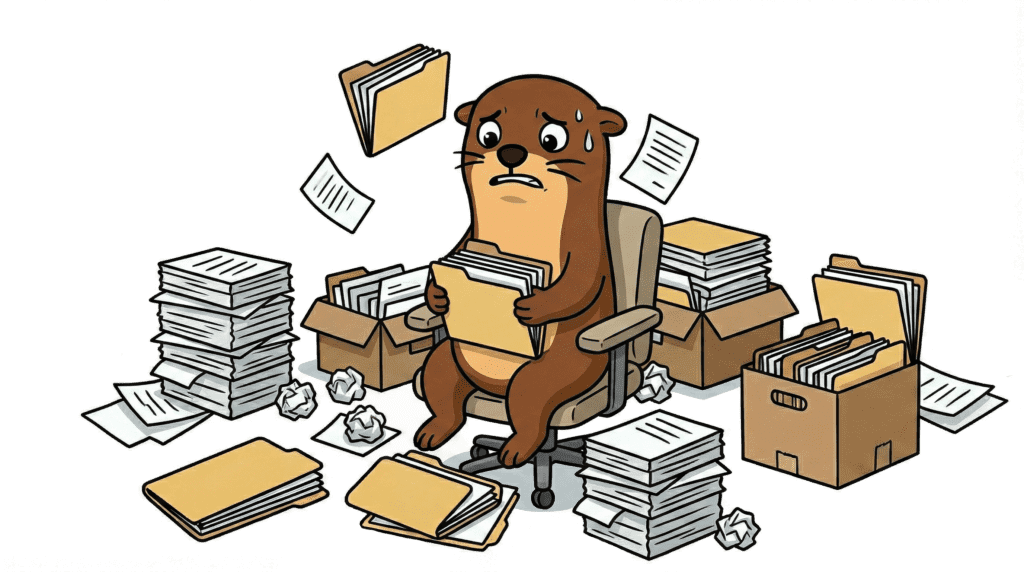 HOA Strategic Planning: The 4 Essential Pillars That Actually Work 1 hoa strategic planning - Otto organizing files