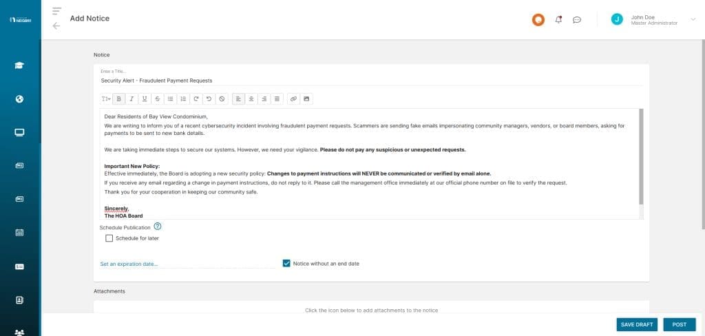 HOA Incident Report Plan - Writing a Notice For Your Community