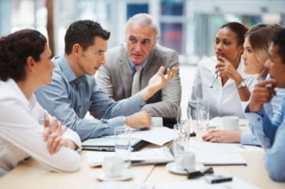 HOA Board Meeting - 6 people talking