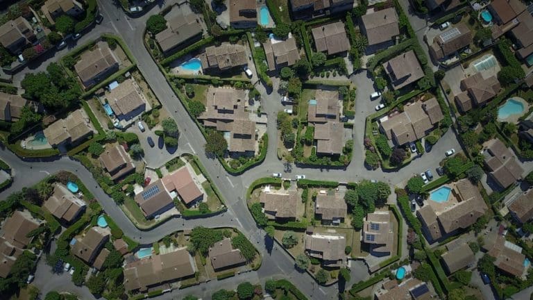 HOA Asset Management - Drone Image of a Neighborhood